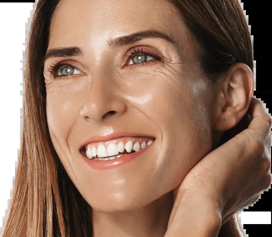 Illustrated face map of Ellacor mid and lower face treatment areas from ellacor.com